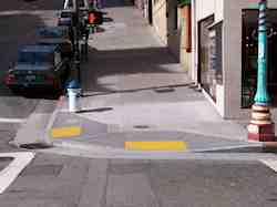 Photo 2.1.5.3. Curb Ramp at Intersection.